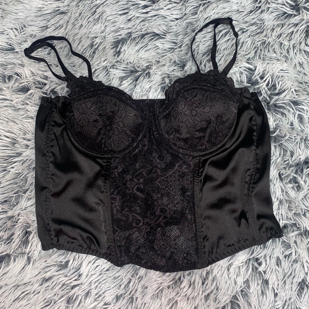 Cerely Jules Black corset top